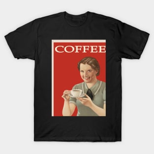 Coffee - Retro Advertising T-Shirt